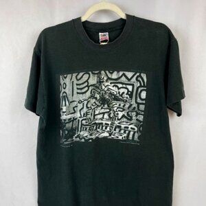 VINTAGE ANNIE LEIBOVITZ KEITH HARING 1992 ART T-SHIRT MENS RARE!
